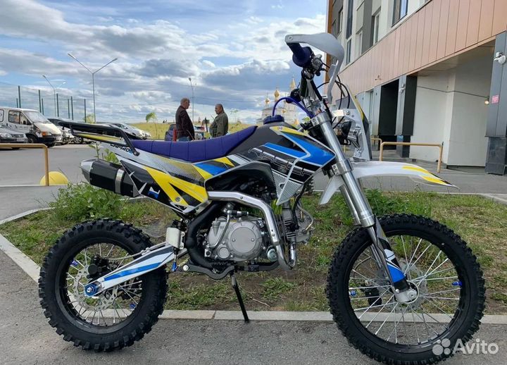 Питбайк Racer RC-CRF125 синий