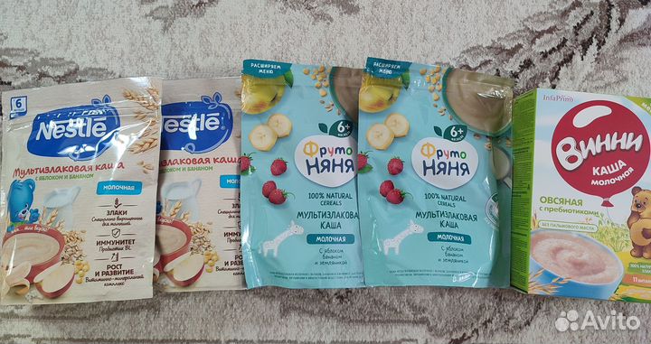 Детские каши молочные