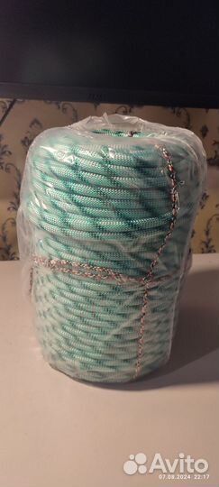 Веревка страховочная, 10мм х 100м, азотхимфортис