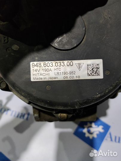 Porsche cayenne 958 Генератор