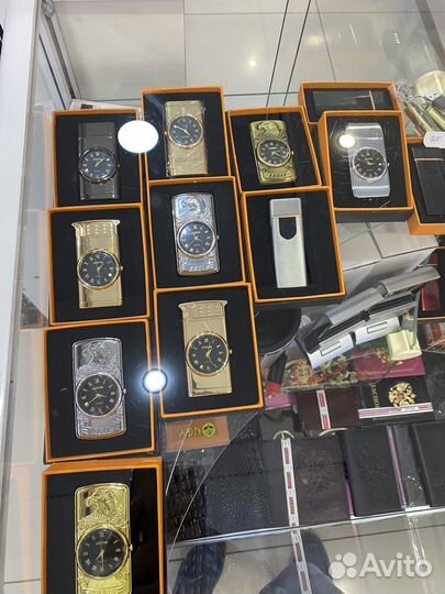 Часы зажигалка