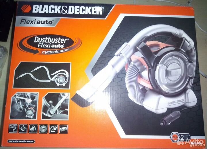 Автопылесос black&decker Dustbuster Flexi auto