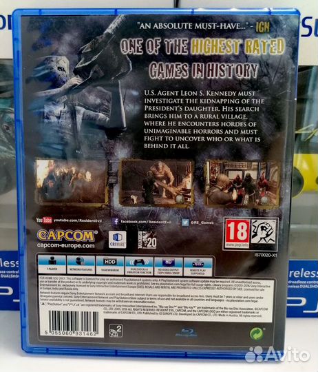 Resident evil 4 ps4 б/у