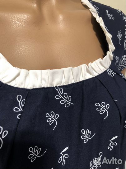 Платье синее 50 размер