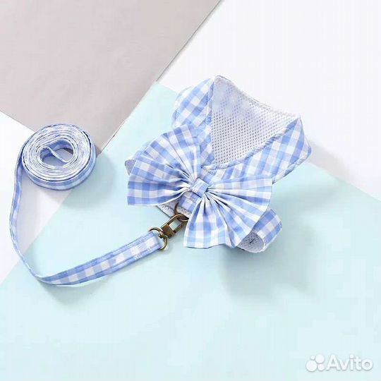 Шлейка с поводком 2 цвета