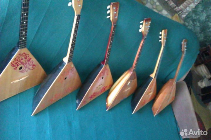 Балалайка советская деревянная