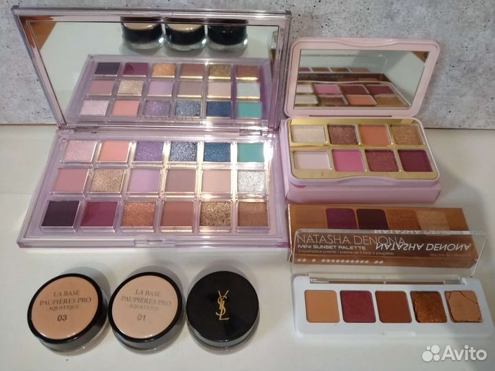 Тени Chanel YSL Lancome Fenty Too faced Nars