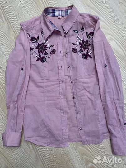 Рубашка, блузка с вышивкой