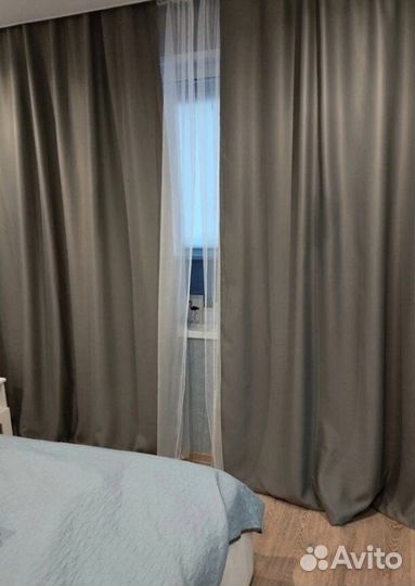 Готовые шторы из ткани блэкаут