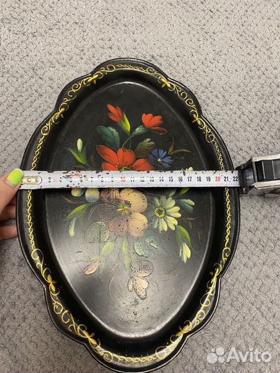 Поднос металлический СССР