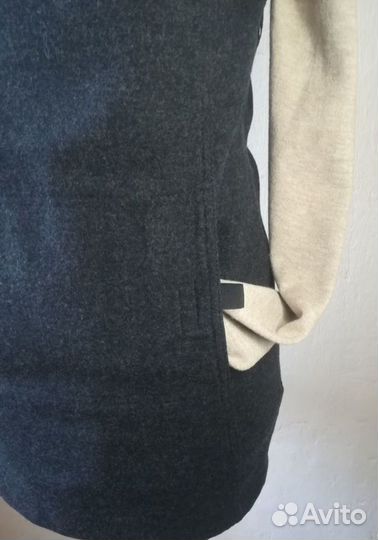 Жилет Meex шерстяной серый с карманами 42