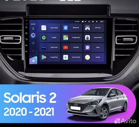 Штатная магнитола Hyundai Solaris 2 2020-2021 1-16