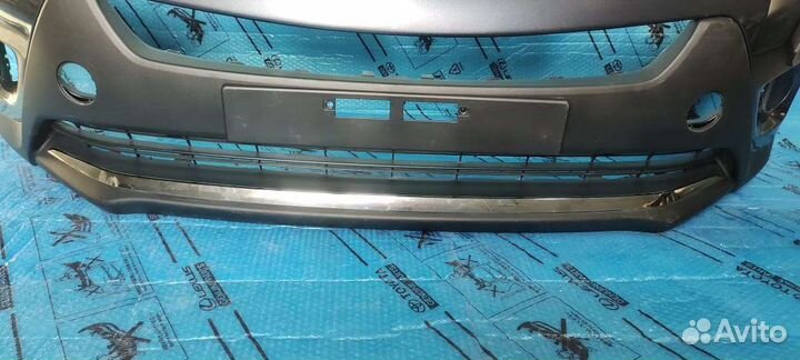 Передний бампер Рав 4 -4 серый под установку 13-15