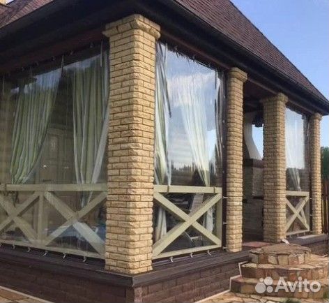 Мягкие окна пвх на террасу