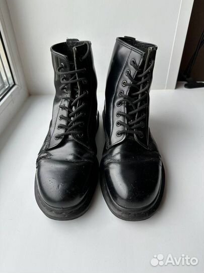 Dr martens ботинки mono black