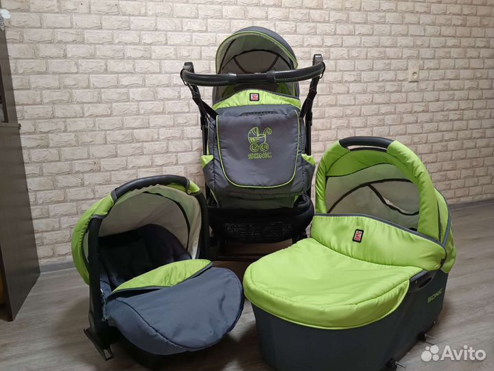 Коляска verdi sonic 3 в 1