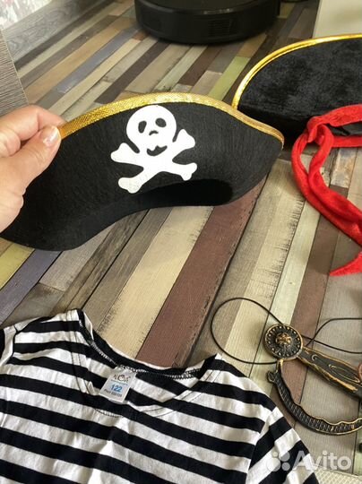 Костюмы пиратов для мальчиков шляпы кинжалы