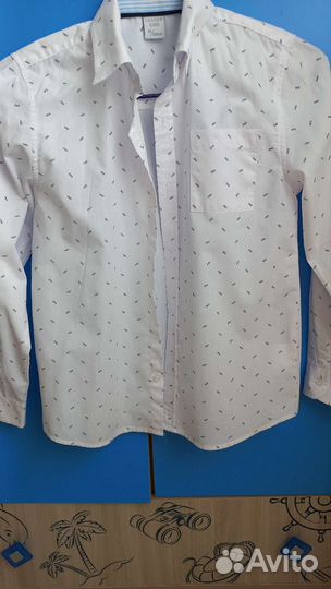 Рубашка для мальчика 140
