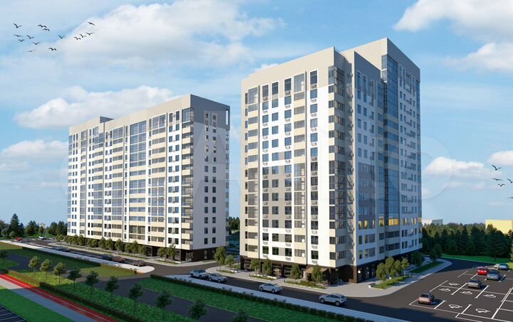 3-к. квартира, 86 м², 3/17 эт.