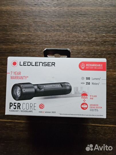 Cветодиодный фонарь LED lenser P5R core