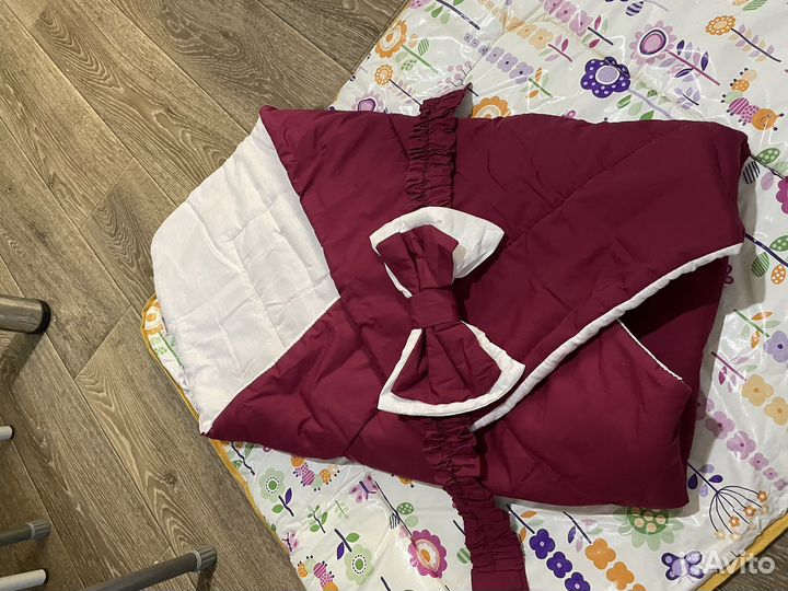 Детский конверт, круг для купания, клеенка