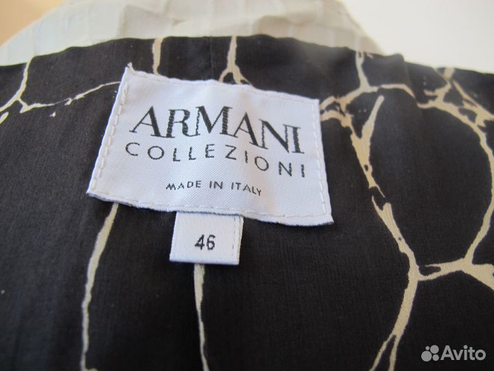 Тренчкот armani collezioni размер 46-48 оригинал