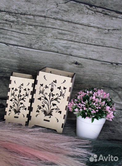 Стаканчики из дерева