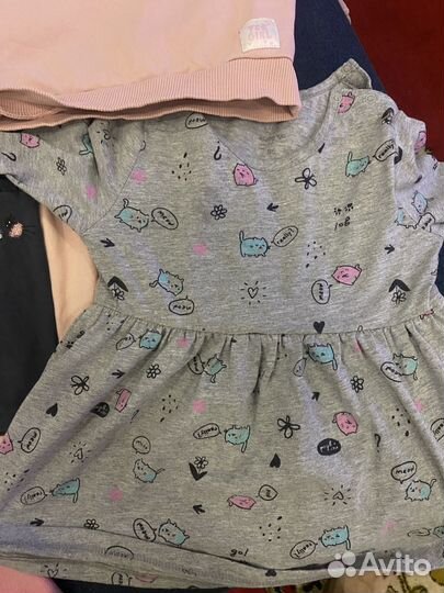 Вещи пакетом на девочку 86 92