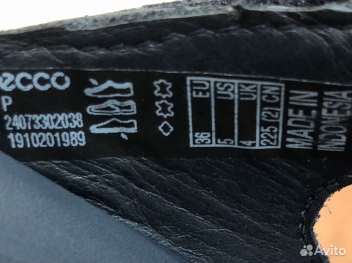 Шлепанцы ecco flash, размер 36