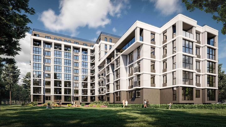 2-к. квартира, 77,2 м², 4/9 эт.