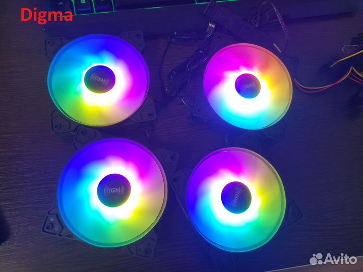 Вентилятор 120мм для корпуса/ новые