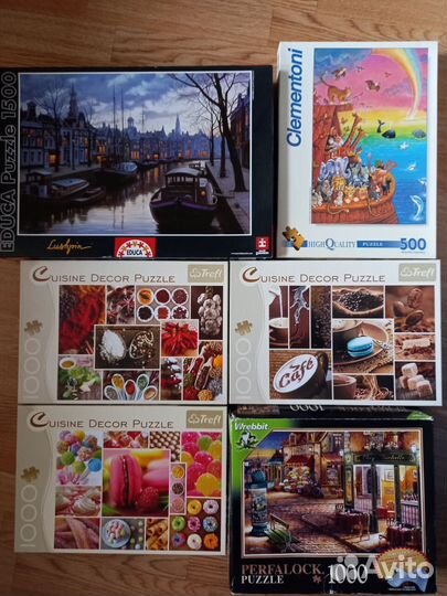 Пазлы Trefl, Castorland, Educa,Clementoni, Wrebbit