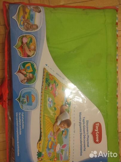 Развивающий коврик tiny love бу