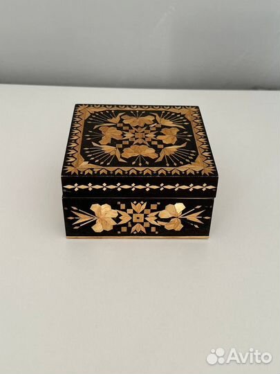 Шкатулка деревянная ручная работа СССР