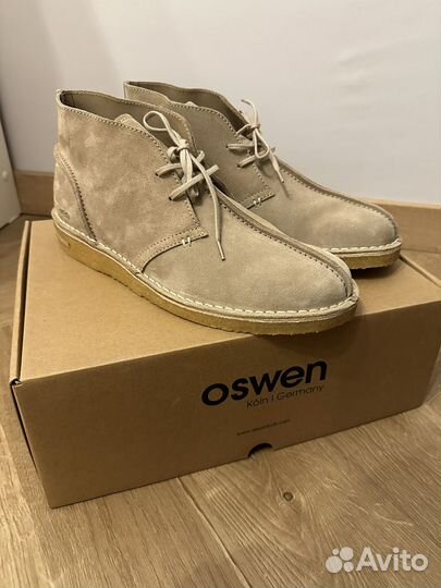 Ботинки Oswen Agnes Suede бежевые 9uk 43 eur