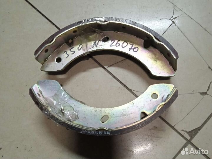 Колодки тормозные Yuejin NJ1020 3501N26070