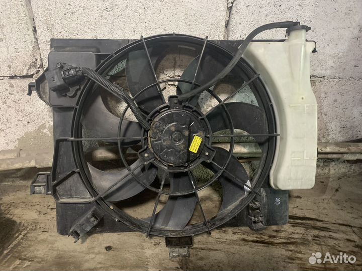 Вентилятор охлаждения hyundai solaris