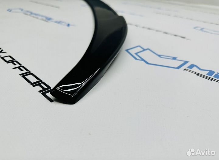 Спойлер BMW X4 G02, M Performance, черный глянец