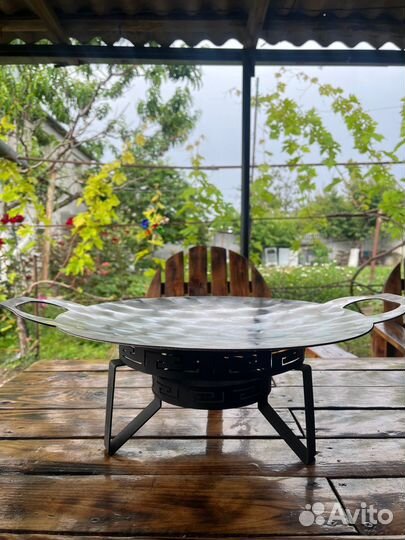 Сковорода садж подставка под садж комплект