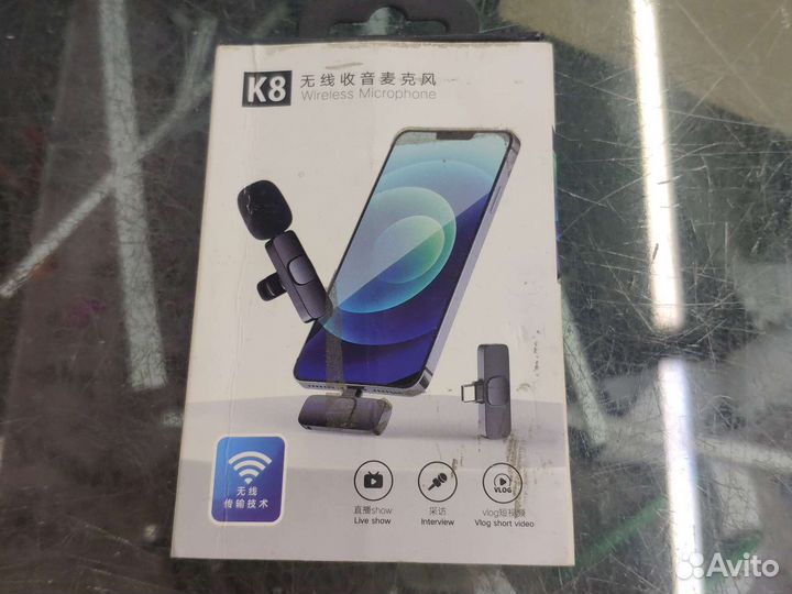 Микрофон петличный беспроводной