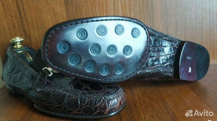 Туфли мужские крокодил brioni