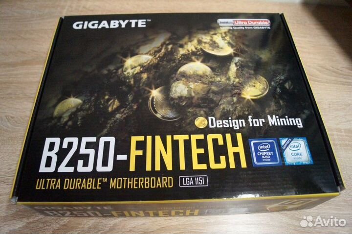 Материнская плата gigabyte GA-B250-FinTech