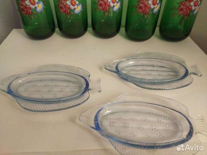 Цветное стекло.Бокалы,фужеры СССР