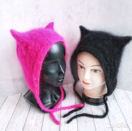 Шапка чепчик с ушками