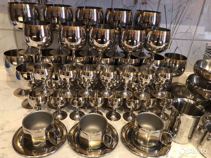 Цептер бокалы для воды, вина и рюмки