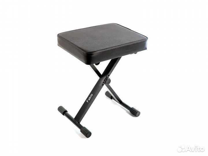 Fabio Q-90B Банкетка для пианино, цвет черный