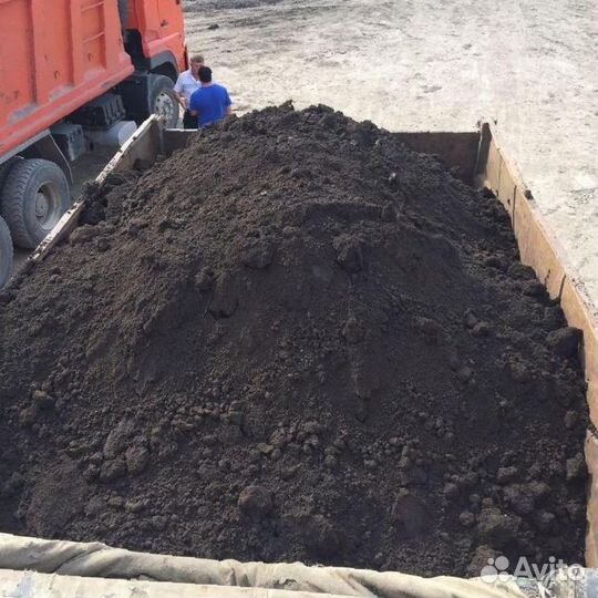 Земля плодородная чернозем грунт Камаз ЗИЛ