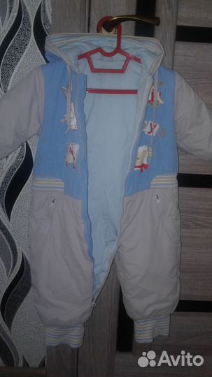 Комбинезон деми, 68-74р-р, очень удобный