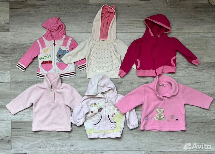 Кофты на девочку 68-74