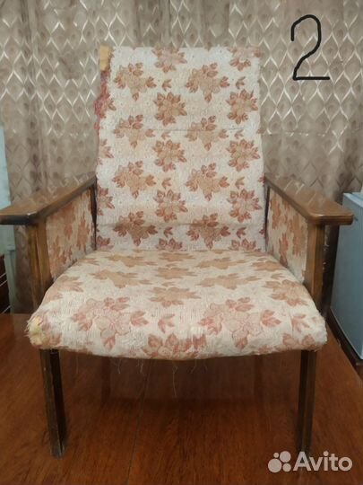 Кресло ретро винтаж СССР 2 шт